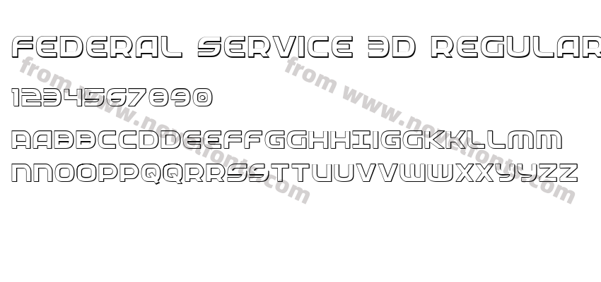 Federal Service 3D RegularPreview