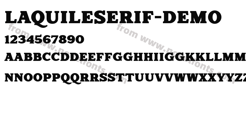Laquile Serif DemoPreview