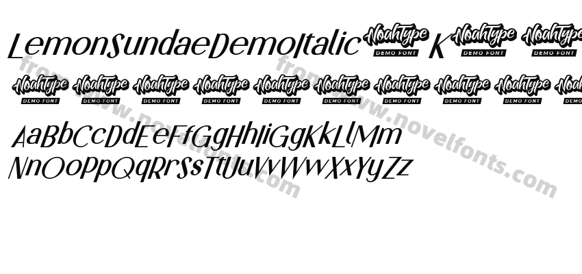 LemonSundaeDemoItalic-K75xXPreview