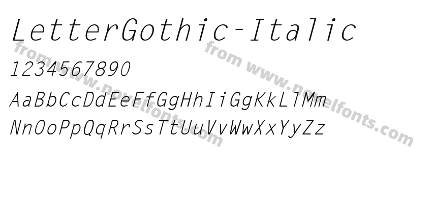 LetterGothic-ItalicPreview