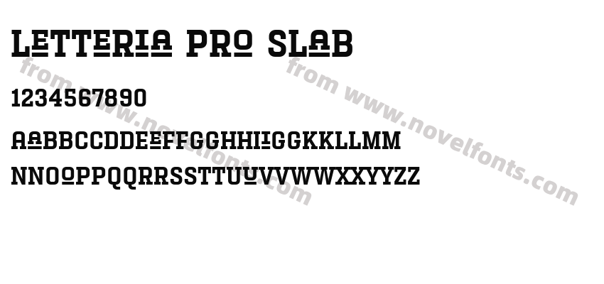 Letteria Pro SlabPreview