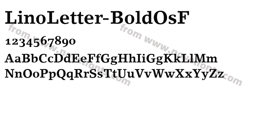 LinoLetter-BoldOsFPreview