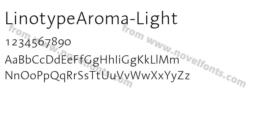 LinotypeAroma-LightPreview