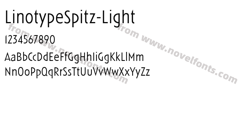 LinotypeSpitz-LightPreview