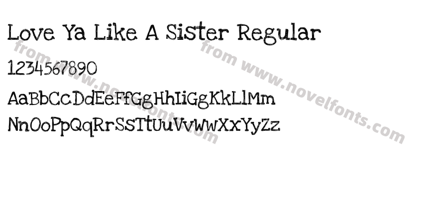 Love Ya Like A Sister RegularPreview