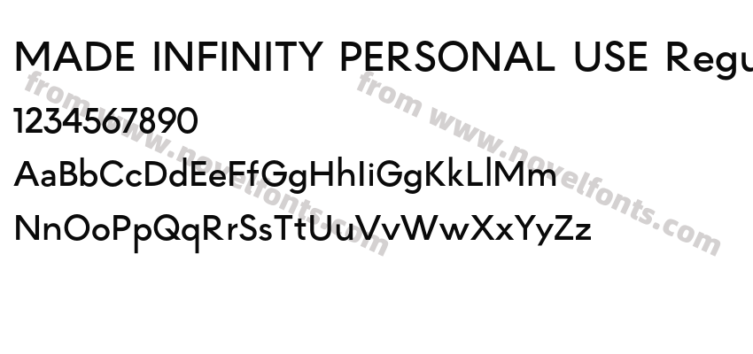 MADE INFINITY PERSONAL USE RegularPreview