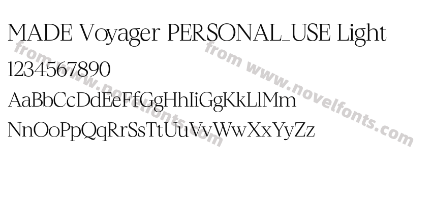 MADE Voyager PERSONAL_USE LightPreview