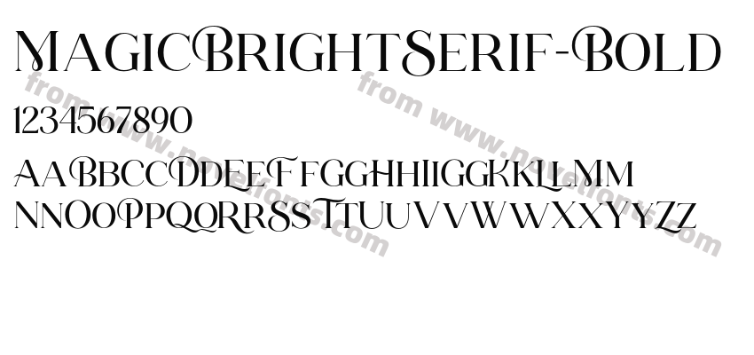 MagicBrightSerif-BoldPreview