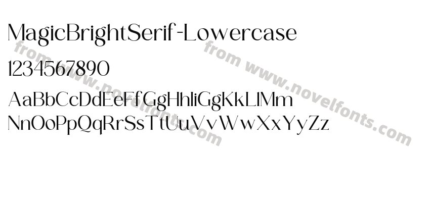 MagicBrightSerif-LowercasePreview