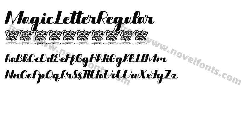 MagicLetterRegularPreview