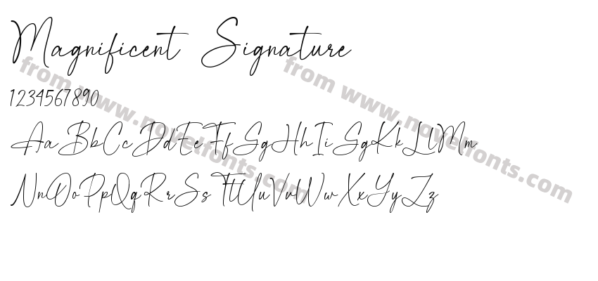 Magnificent SignaturePreview