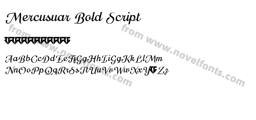 Mercusuar Bold ScriptPreview