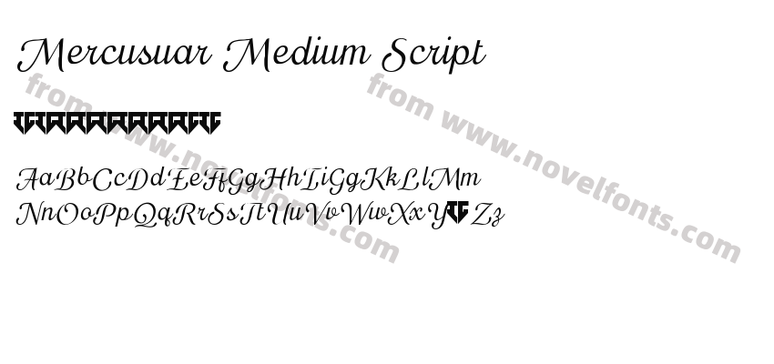 Mercusuar Medium ScriptPreview