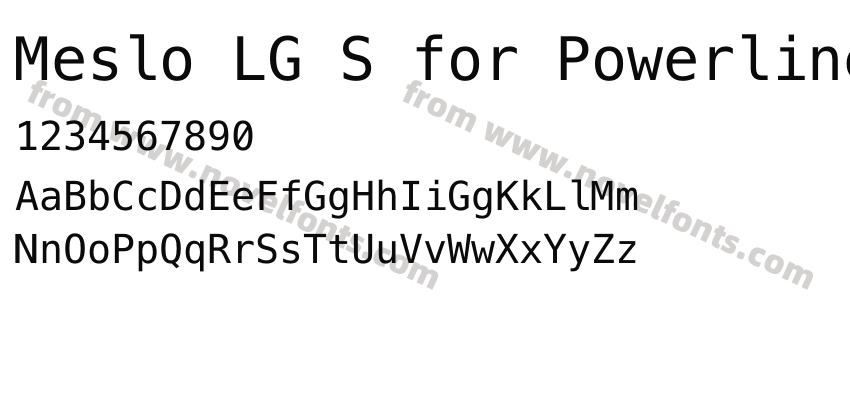 Meslo LG S for PowerlinePreview