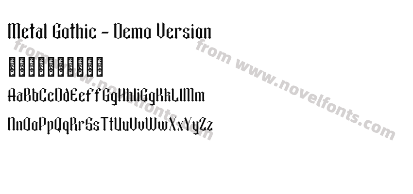 Metal Gothic - Demo VersionPreview