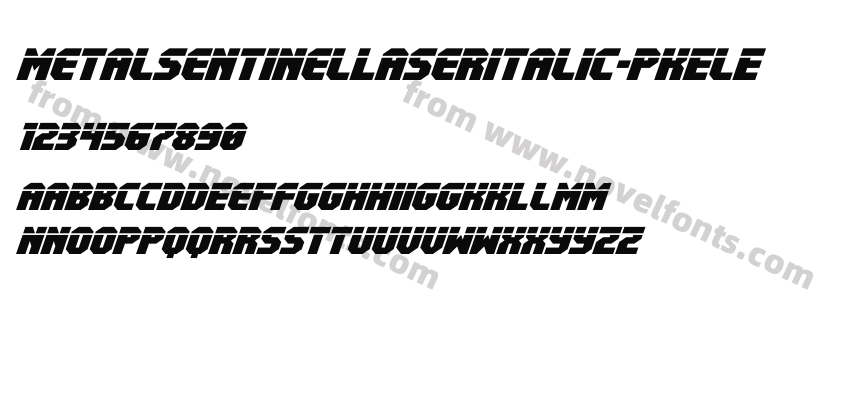 MetalSentinelLaserItalic-PKElEPreview