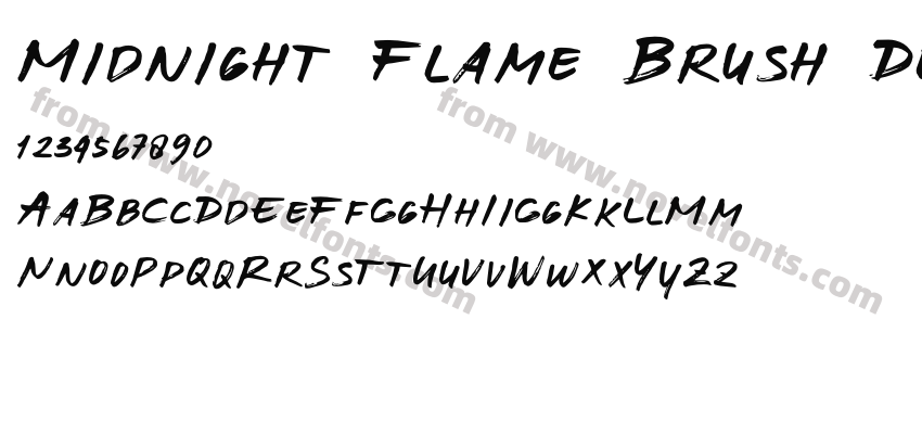 Midnight Flame Brush DemoPreview