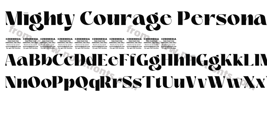 Mighty Courage Personal Use OnlPreview