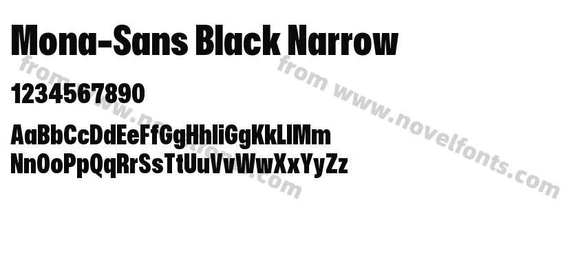 Mona-Sans Black NarrowPreview