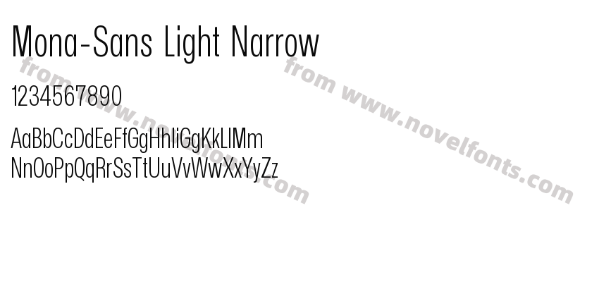 Mona-Sans Light NarrowPreview