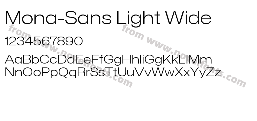 Mona-Sans Light WidePreview