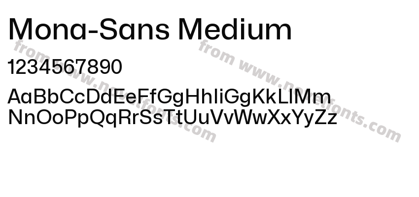 Mona-Sans MediumPreview