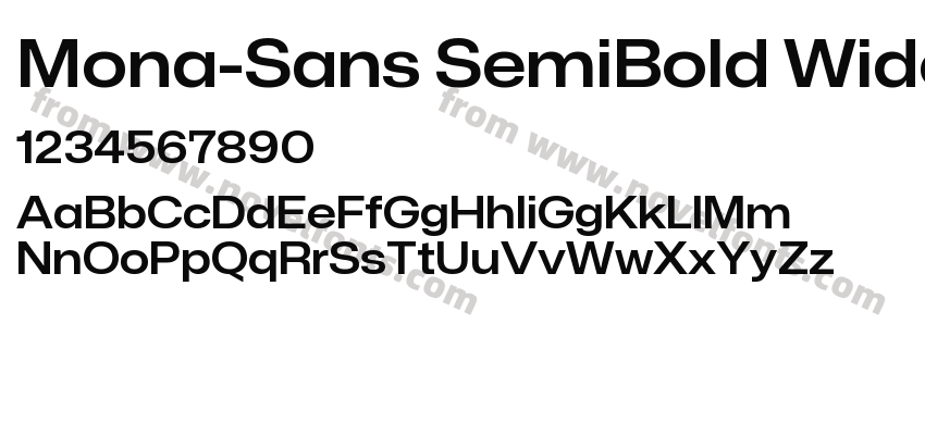 Mona-Sans SemiBold WidePreview