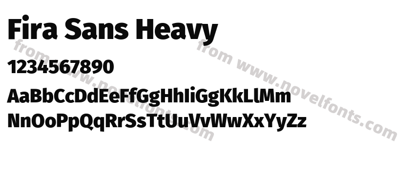 Fira Sans HeavyPreview