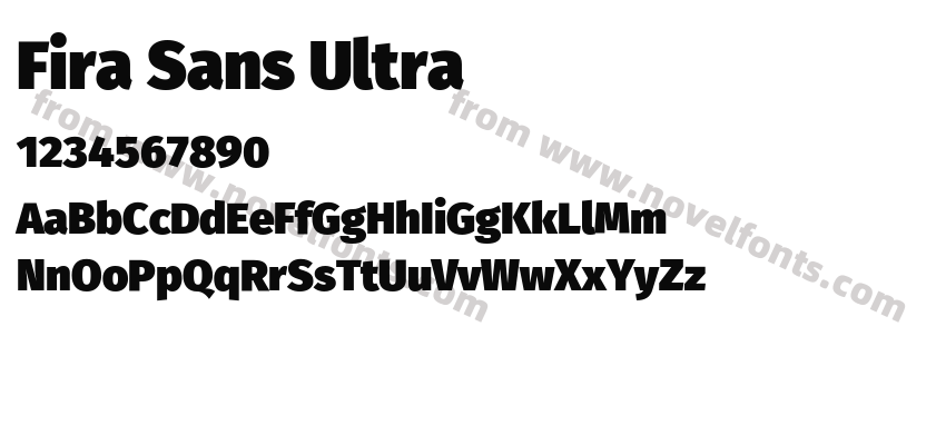 Fira Sans UltraPreview