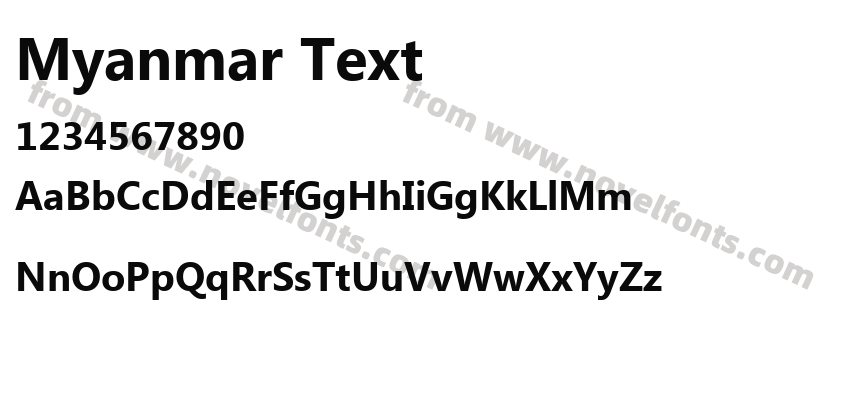 Myanmar TextPreview