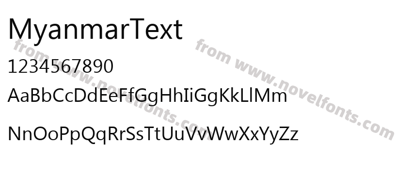 MyanmarTextPreview