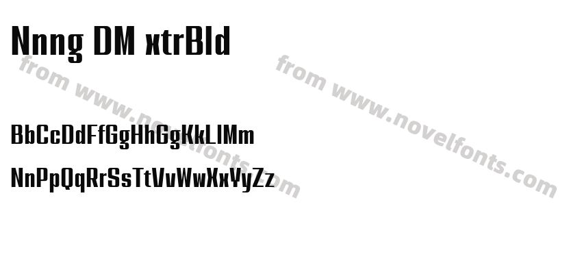 Nanueng DEMO ExtraBoldPreview