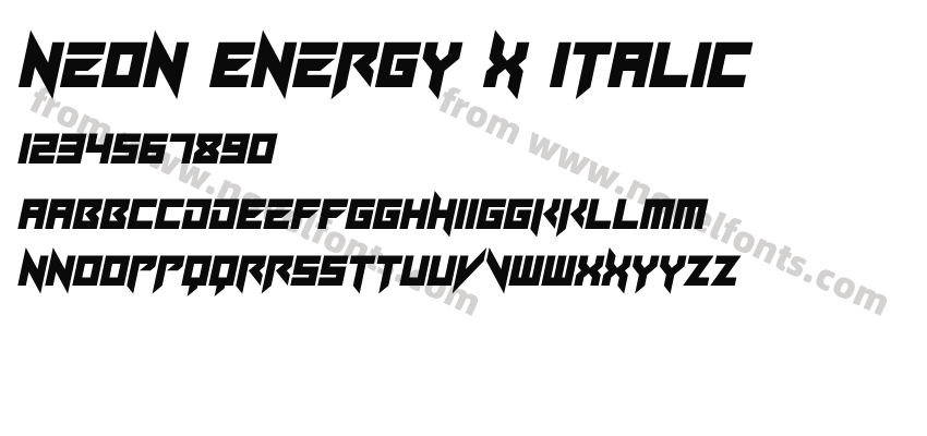 Neon Energy x ItalicPreview