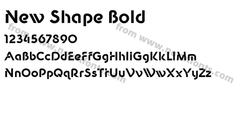 New Shape BoldPreview