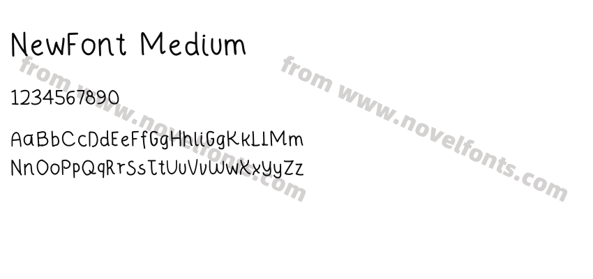 NewFont MediumPreview