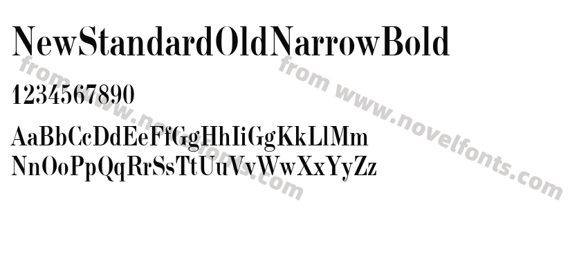 NewStandardOldNarrowBoldPreview