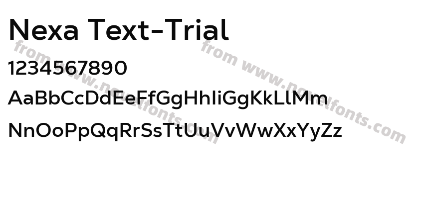 Nexa Text-TrialPreview