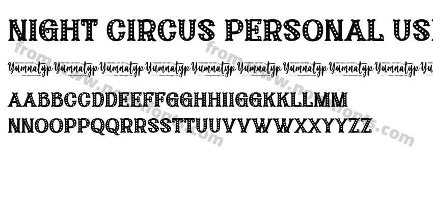 Night Circus Personal UsePreview