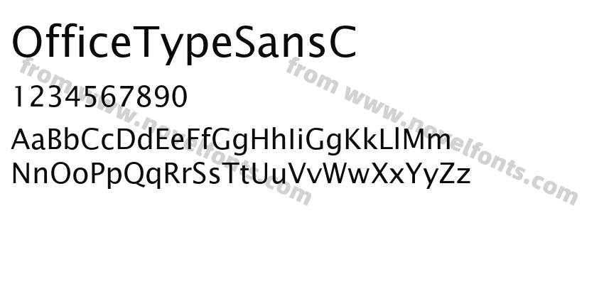 OfficeTypeSansCPreview