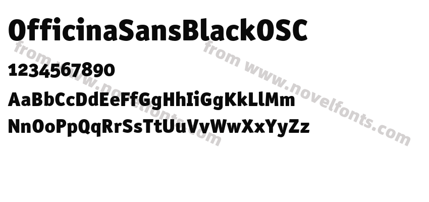 OfficinaSansBlackOSCPreview