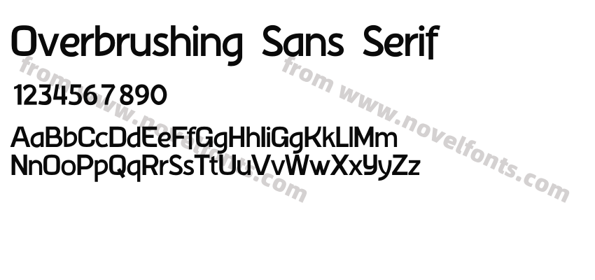 Overbrushing Sans SerifPreview