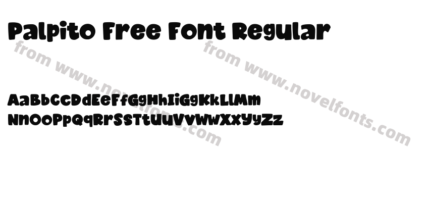 Palpito Free Font RegularPreview