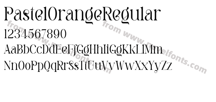 PastelOrangeRegularPreview