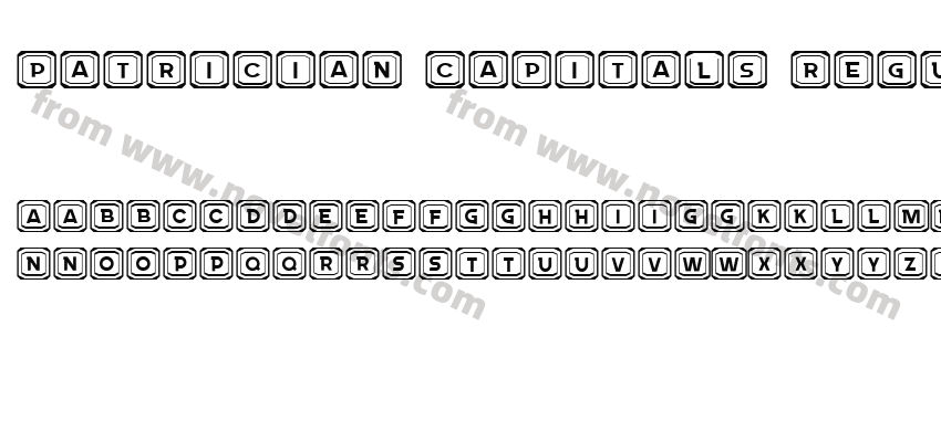 Patrician Capitals RegularPreview