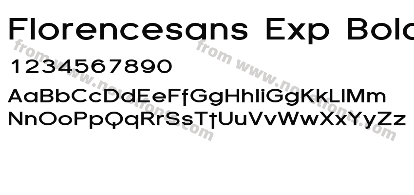 Florencesans Exp BoldPreview