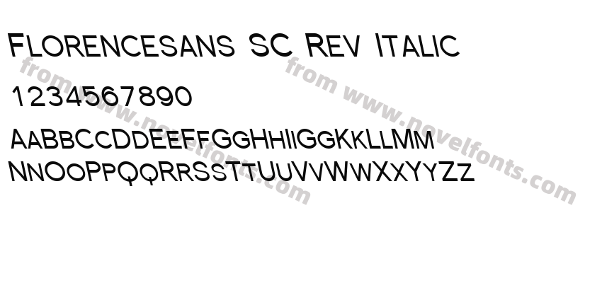 Florencesans SC Rev ItalicPreview