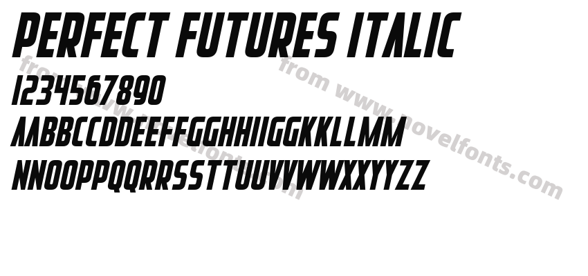 Perfect Futures ItalicPreview