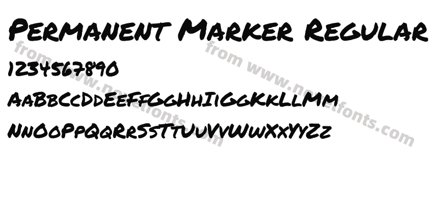 Permanent Marker RegularPreview