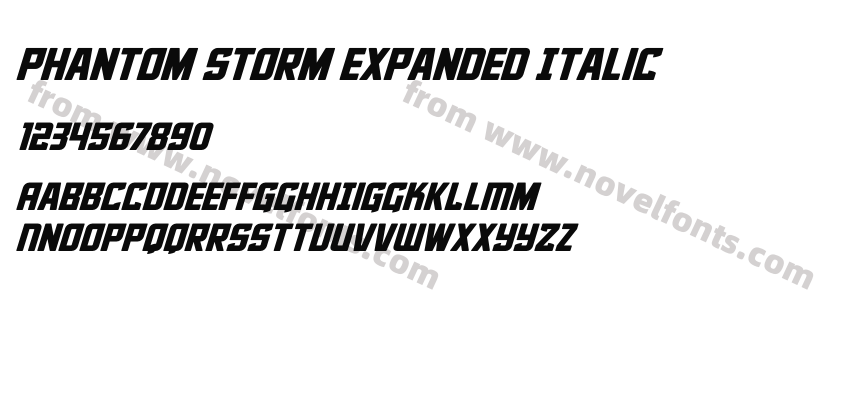 Phantom Storm Expanded ItalicPreview