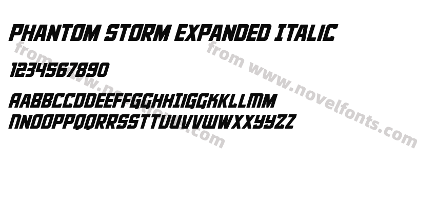 Phantom Storm Expanded ItalicPreview